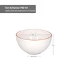 3er Set Salatschüssel Wolle Ø 17,5cm + 20,5cm + 24cm weiß Produktbild-Vorschau 4