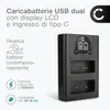 CELLONIC Caricatore Doppio NP-W126S NP-W126 Smart e Veloce Anteprima dell’immagine prodotto 2