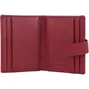 Esquire Pelle porta carte di credito Oslo Nappa Wallet Red Anteprima dell’immagine prodotto 10