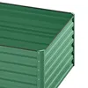 2er-Set Hochbeet 240x120x54cm Metall Ovales Gartenbeet, Produktbild-Vorschau 7