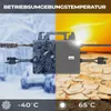SUNNIVA® 1840W Balkonkraftwerk BIFAZIAL FULLBLACK komplett Produktbild-Vorschau 9