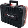 A black and red tool case with the Parkside Performance logo. Produktbild-Vorschau