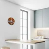 Glasuhr Wanduhr Küchenuhr Echt-Glas 30fi cm Brücke Produktbild-Vorschau 5