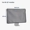 kwmobile Leinen Hülle kompatibel mit 20-22" Monitor - Produktbild-Vorschau 2