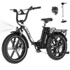 HITWAY BK6SPRO E Bike,Elektrofahrrad Faltbares,All-Terrain Produktbild-Vorschau 1