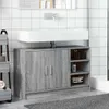 vidaXL Waschbeckenunterschrank Grau Sonoma 90x29x55 cm Produktbild-Vorschau 3