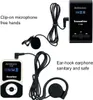 A collage of two separate product shots, one showing a clip-on microphone and transmitter, the other showing a receiver with an ear-hook earphone. Produktbild-Vorschau