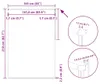 vidaXL Verdunkelungsrollo Schwarz 165x210 cm Stoffbreite Produktbild-Vorschau 8