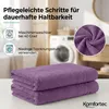 Komfortec 2er Saunatuch Set 80x200 cm aus 100% Baumwolle, Produktbild-Vorschau 3