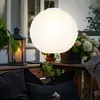 3er Set LED Solar Außen-Hängeleuchte, Lampion weiß, D 30 cm Produktbild-Vorschau 7
