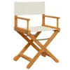 vidaXL Chaises de régie pliantes 2 pcs. Tissu blanc crème Voir les images du produit 3