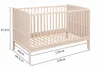 Lettino Nelly 120x60 cm – Lettino per bambini – Anteprima dell’immagine prodotto 3