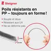 STEIGNER Joint brosse porte coulissante d'armoire 4,8x4 mm Voir les images du produit 4