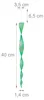 Relaxdays Vogelabwehr Spirale, 12er Set, reflektierend, Produktbild-Vorschau 4
