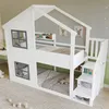 Letto a castello per bambini Flieks 90x200 cm con finestra Anteprima dell’immagine prodotto 3