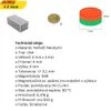 Balenie 20 4 mm x 4 mm neodymových minimagnetov okrúhle N38 Náhľad obrázku produktu 6