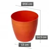 Vaso da fiori KADAX "Agen", fioriera, vaso da fiori rotondo Anteprima dell’immagine prodotto 2