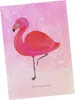 Mr. & Mrs. Panda Postkarte Flamingo Classic - Aquarell Pink Produktbild-Vorschau 1