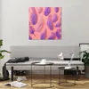 Bilder auf glas - Vogel Feder Farbe Komposition - 70x70cm - Produktbild-Vorschau 6