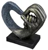 Casablanca by Gilde Dekofigur Skulptur Hands of Love  H. 14 Produktbild-Vorschau 1