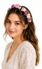 Diadema floreale "Sabia" con rose e fiori | Rosa antico Anteprima dell’immagine prodotto 1