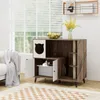 GOPLUS Katzenschrank Holz, Katzentoilette mit Produktbild-Vorschau 8