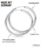 MATERIA Damen Creolen Silber 925 Schmuck - 40mm Ohrringe Produktbild-Vorschau 5