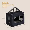 Faltbare Hundebox XL 80x58x56cm, Robuste Transportbox Auto Produktbild-Vorschau 2