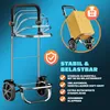 A marketing image showcasing a shopping trolley with various features highlighted. Náhled obrázku produktu
