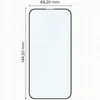Gehärtetes Glas für iPhone 15 / 16, Bizon Glass Edge Duo, Produktbild-Vorschau 2
