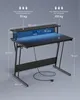 VASAGLE Schreibtisch Gaming Tisch  mit eingebauter Produktbild-Vorschau 3