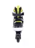 A front view of a single inline skate against a white background. Produktbild-Vorschau