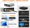 Comparison of USB4.0 and Oculink interfaces, highlighting features and potential issues. Produktbild-Vorschau