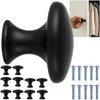 Möbelgriffe 30 mm, 10 Stück, schwarz Produktbild-Vorschau 1