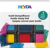 HEYDA Stempelkissen-Set "Textil" farbig sortiert 9 Stück Produktbild-Vorschau 1