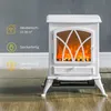 HOMCOM LED Elektrokamin Kamin Kaminofen Wandkamin Produktbild-Vorschau 4
