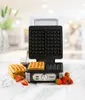 Domo Waffeleisen aus Edelstahlgehäuse, Doppel-Waffeleisen Produktbild-Vorschau 24