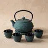 Tetera de hierro fundido para té con filtro, tazas y Vista previa de la imagen del producto 3