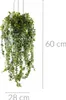 Hängende Kunstpflanze SENECIO, 60 cm Produktbild-Vorschau 3