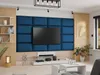 Čalouněný panel na zeď 84x42 PAG - modrý Náhled obrázku produktu 2