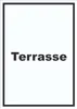 Terrasse Schild mit Text hochkant A5 Rückseite Produktbild-Vorschau 1