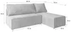 Masseno Ecksofa BRISO P mit Schlaffunktion L-Form, Sofa mit Produktbild-Vorschau 7