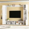 Merax Hochglanze Wohnwand mit Acryltür, TV Schrank mit Produktbild-Vorschau 1