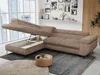 Ecksofa Sofa Braun, Wohnlandschaft L-Form mit Produktbild-Vorschau 3