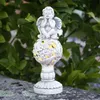 LED Solar Gartenfigur Grabdeko Engel - 1 warmweiße LED - H: Produktbild-Vorschau 5
