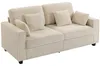 HOMCOM 3-zitsbank, 211,5 cm. Comfortabele bank met diepe Productafbeelding-voorbeeld 1