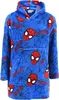 Marvel Spiderman Kinder Fleece Bademantel – Hellblau / Produktbild-Vorschau 1