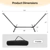 FCH Hängemattengestell Outdoor 135kg - Metall Ständer Produktbild-Vorschau 2