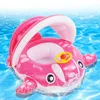 Baby Schwimmring Wal mit Sonnendach für Kleinkinder 9-36 Produktbild-Vorschau 1