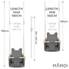 Altalena per bambini MAMOI con cintura di sicurezza, Anteprima dell’immagine prodotto 3